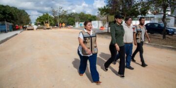 Gobierno de Estefanía Mercado avanza con fuerza en la repavimentación de Playa del Carmen