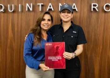 Reafirma Estefanía Mercado compromiso con la paz en Quintana Roo