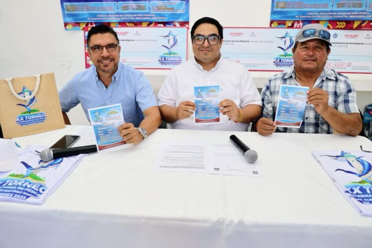Presenta Gobierno de Isla Mujeres el Torneo Internacional de Pesca “Cosme Alberto Martínez Magaña”