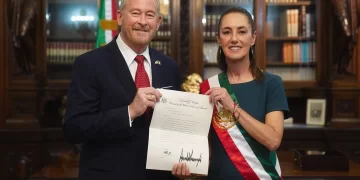 Claudia Sheinbaum destaca buena y muy cordial reunión con Ronald Johnson