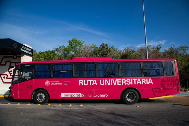 Anuncia Estefanía Mercado Ruta Universitaria gratuita para estudiantes de Playa del Carmen