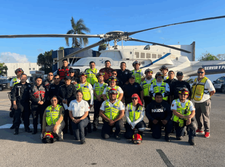 Profesionaliza Estefanía Mercado a cuerpos de emergencia de Playa del Carmen