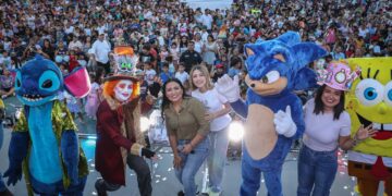 Brillante cierre de los festivales del Día de la Niña y del Niño en Puerto Morelos