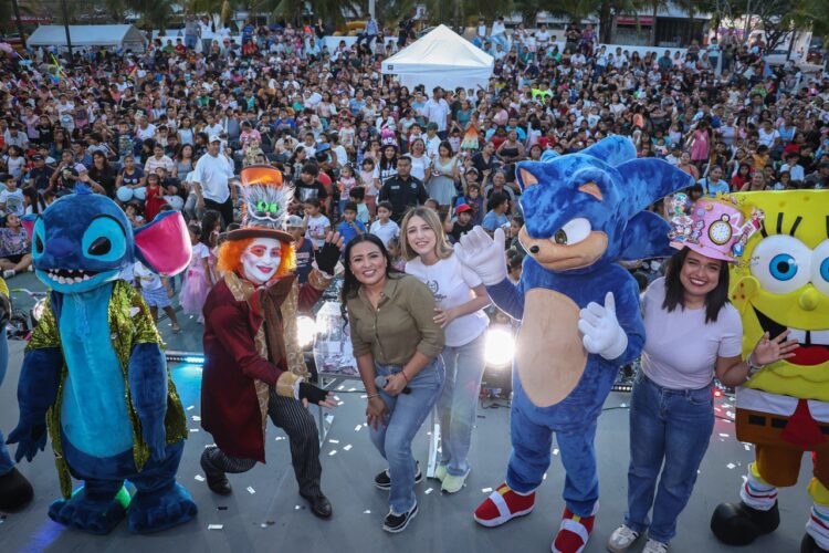Brillante cierre de los festivales del Día de la Niña y del Niño en Puerto Morelos