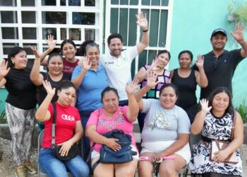 Fortalece Renán Sánchez a la Familia Verde en Playa del Carmen