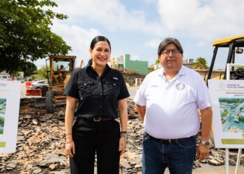 Inicia Estefanía Mercado repavimentación de Avenida Mayapán con inversión de 18 mdp
