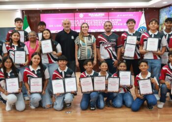 Reconoce Atenea Gómez a jóvenes isleños rumbo a los Juegos Nacionales CONADE 2025