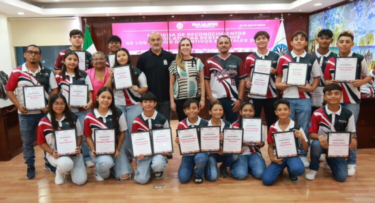 Reconoce Atenea Gómez a jóvenes isleños rumbo a los Juegos Nacionales CONADE 2025