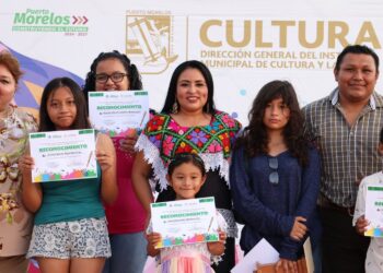 Blanca Merari inaugura el Mosaico Cultural en Leona Vicario