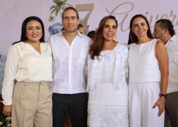 Blanca Merari, presente en el XVII Aniversario de Tulum