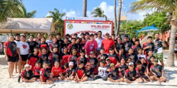 Impulsa Atenea Gómez el talento deportivo con Clínica Especial de Taekwondo en Isla Mujeres