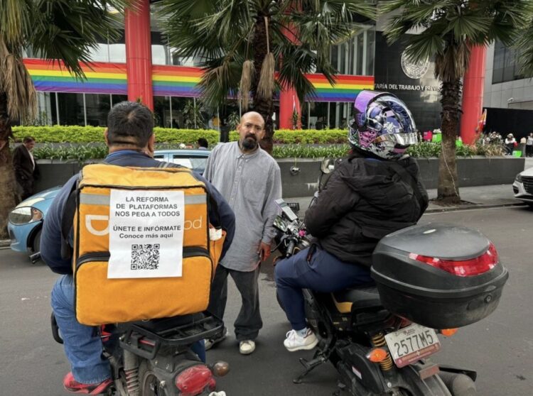 CSP: "Absolutamente falso" que perjudicará a trabajadores reforma en plataformas digitales