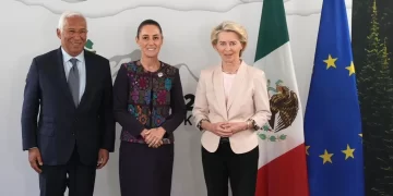 Claudia Sheinbaum se reúne con dirigentes del Consejo Europeo y Comisión Europea