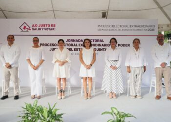 IEQROO inició Jornada Electoral Extraordinaria del Poder Judicial de Quintana Roo con llamado al voto cívico