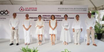 IEQROO inició Jornada Electoral Extraordinaria del Poder Judicial de Quintana Roo con llamado al voto cívico