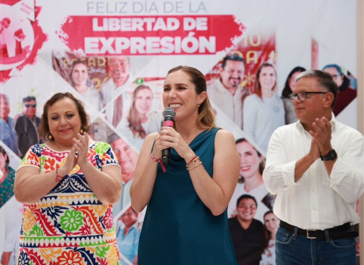 Conmemora Atenea Gómez el Día de la Libertad de Expresión con periodistas y comunicadores