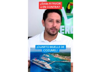 Convoca Renán Sánchez Tajonar a cozumeleños a opinar sobre el cuarto muelle