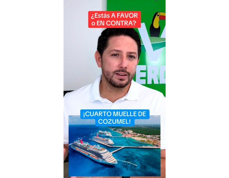 Convoca Renán Sánchez Tajonar a cozumeleños a opinar sobre el cuarto muelle