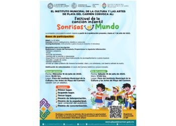 Convocan a niñas y niños a participar en “Sonrisas al Mundo” en Playa del Carmen