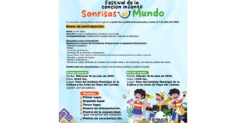 Convocan a niñas y niños a participar en “Sonrisas al Mundo” en Playa del Carmen