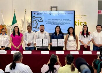 TEQROO y Ayuntamiento de Playa del Carmen firman Convenio de Colaboración en favor de democracia y derechos político-electorales