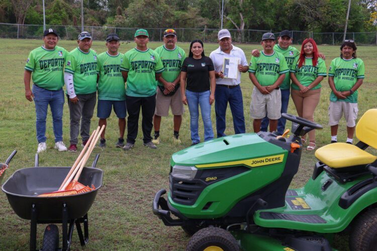Mantenemos espacios deportivos dignos en beneficio de las familias: Blanca Merari
