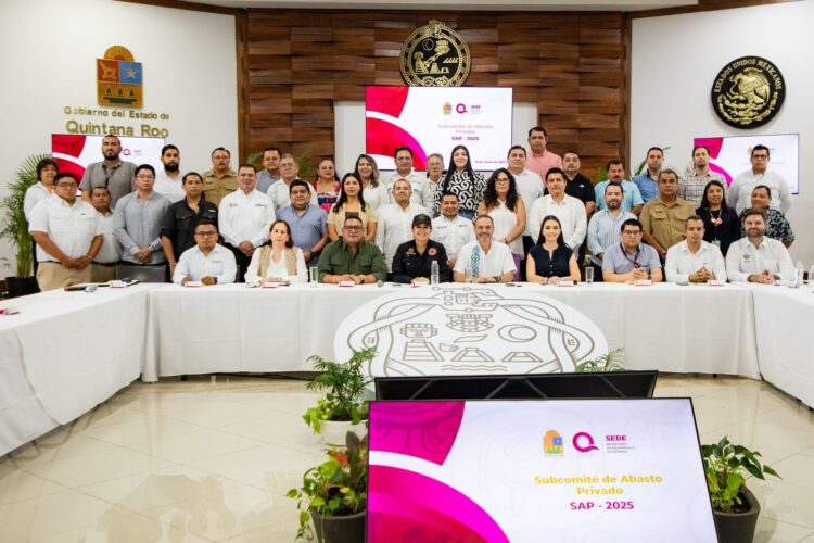 Instalan Subcomité de Abasto Privado para garantizar suministro en contingencias en Playa del Carmen