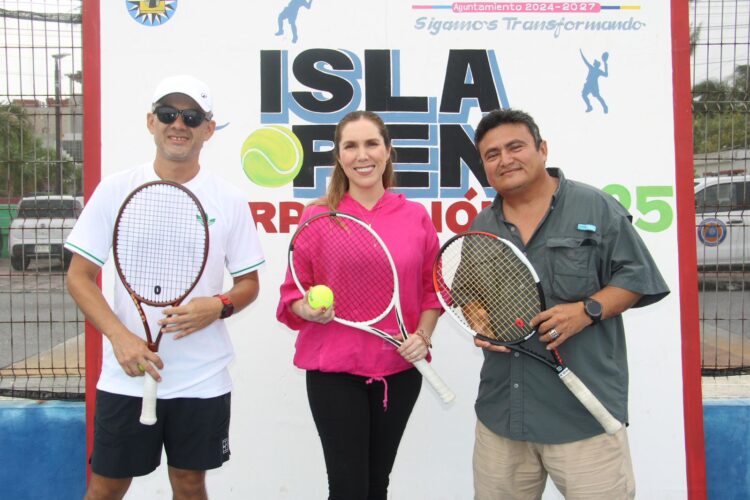Inaugura Atenea Gómez el “Isla Open 2025’” para impulsar el deporte y el turismo deportivo