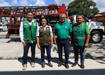 Pone en marcha Blanca Merari obras de desazolve de 138 pozos pluviales en Puerto Morelos