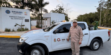 Refuerza Atenea Gómez acciones de nebulización para proteger la salud de las familias de Isla Mujeres
