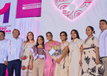 Blanca Merari expresa reconocimiento a labor de Veronica Lezama al frente de DIF de Quintana Roo