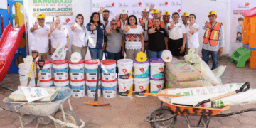 Blanca Merari da el banderazo de obra de remodelación al CADI "El Principito