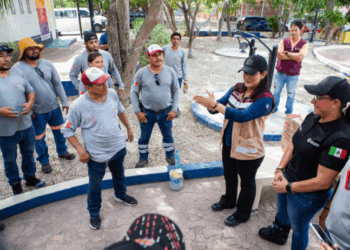 Inicia Estefanía Mercado histórica rehabilitación de 376 parques de Playa del Carmen
