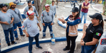 Inicia Estefanía Mercado histórica rehabilitación de 376 parques de Playa del Carmen
