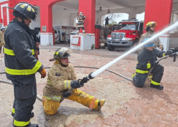 Fortalece Estefanía Mercado estrategias de coordinación ante emergencias