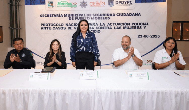 Blanca Merari pone en marcha capacitación a policías en protocolos de atención a la violencia de género