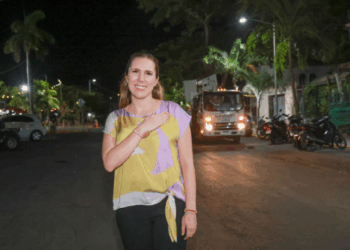 Transforma Atenea Gómez el bienestar de las familias isleñas con obras dignas