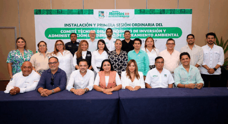 Fideicomiso de Saneamiento Ambiental de Puerto Morelos aprueba destinar más de 59 millones de pesos para diversas obras y acciones en favor del municipio