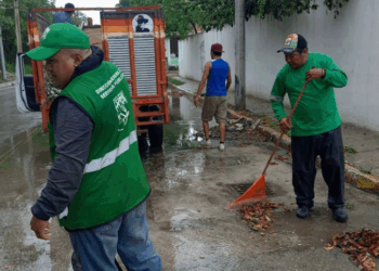 Puerto Morelos en calma por lluvias