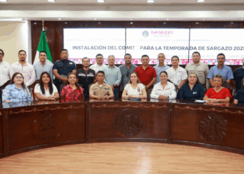 Instala Gobierno de Isla Mujeres Comité para la Temporada de Sargazo 2025