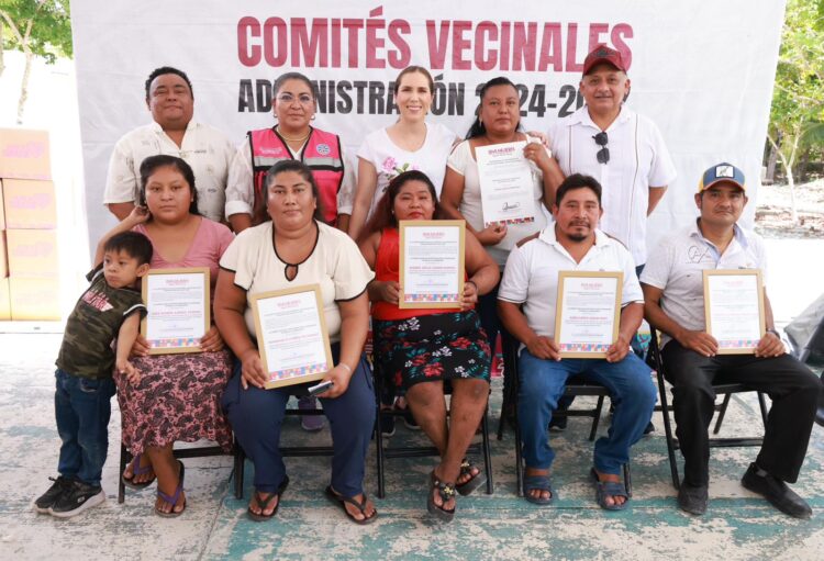 Instala Gobierno de Isla Mujeres Comités Vecinales en Zona Agrícola y el poblado de Francisco May