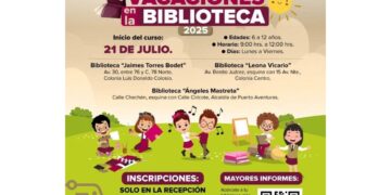 Niños y niñas de Playa del Carmen son invitados al curso de verano “Mis Vacaciones en la Biblioteca 2025”