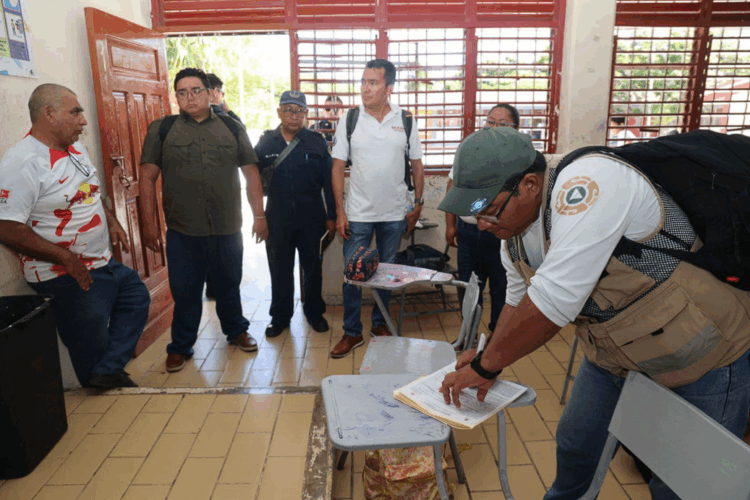 Supervisa Gobierno de Isla Mujeres albergues temporales como medida preventiva en esta temporada de lluvias y ciclones tropicales