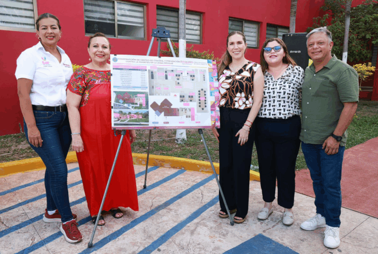 Inicia Atenea Gómez construcción del Centro de Control y Prevención contra la Diabetes en Isla Mujeres