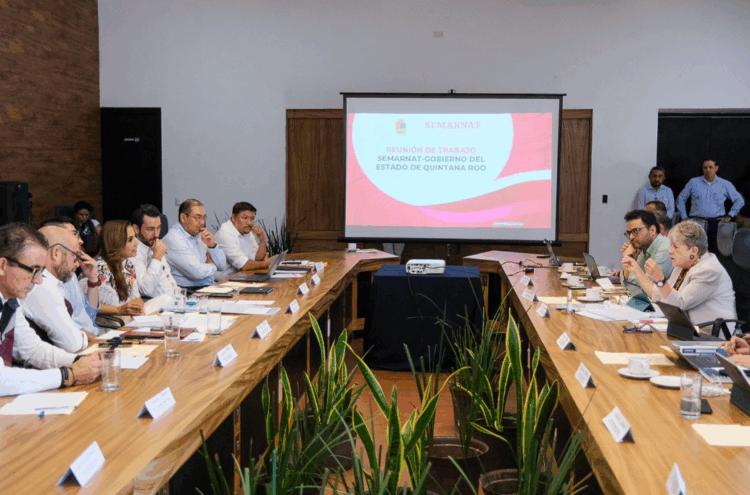 Mara Lezama y Alicia Bárcena anuncian posibilidad de crear un Parque de Economía Circular del Sargazo en Quintana Roo