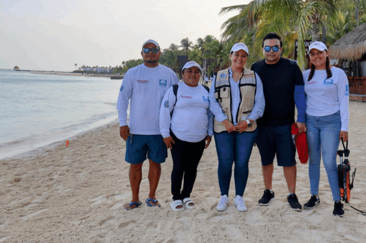 Playas de Isla Mujeres son evaluadas para refrendar distintivo Playa Platino