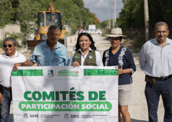 Blanca Merari cumple y pone en marcha pavimentación en la calle Mario Villanuevo Madrid