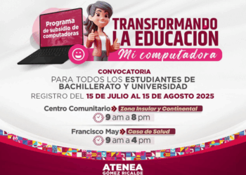 Entregará Gobierno de Isla Mujeres computadoras a jóvenes estudiantes de Isla Mujeres