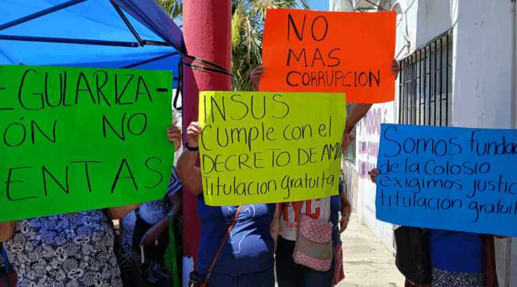 Colonos de la Colosio anuncian marcha pacífica este 28 de Julio