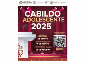 Invitan a participar a jóvenes de Playa del Carmen en el Cabildo Adolescente 2025